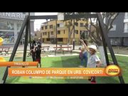 Trujillo: Roban columpio de parque en urbanización Covicorti
