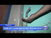 Trujillo: Familias llevan más de diez días sin agua