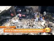 Piura: Más de 30 comerciantes afectados por incendio
