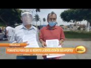 Trujillo: Fonavistas piden que se respete la devolución de sus aportes