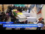 Pataz: Dan último adiós a personas que fallecieron en accidente de bus