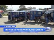 Florencia de Mora: Mototaxistas protestan por mejoras en pistas