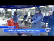 Trujillo: Campaña «Dona sangre para que el mundo siga latiendo»