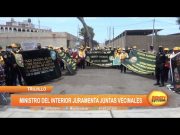 Trujillo: Ministro del Interior juramenta juntas vecinales