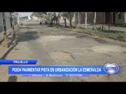 Trujillo: Piden pavimentar pista en urbanización La Esmeralda