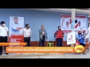 Huaraz: Precandidatos de Acción Popular siguen en carrera electoral