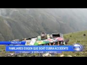 La Libertad: Familiares exigen que Soat cubra accidente en Pataz