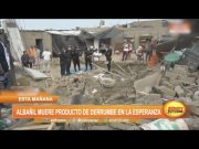 Trujillo: Albañil muere producto de derrumbe en La Esperanza