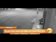 Trujillo: Dejan explosivo en obra de construcción