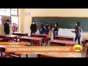 Huaraz: Colegios continúan en fiscalización ante retorno a clases