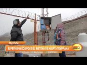 Huaraz: Supervisan equipos del sistema de alerta temprana