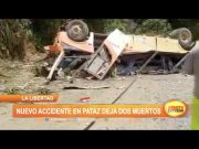 La Libertad: Nuevo accidente en Pataz deja dos muertos