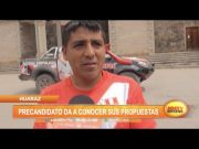 Elecciones 2022: Precandidato en Huaraz da a conocer sus propuestas