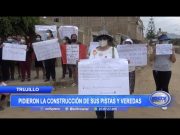 Trujillo: Pidieron la construcción de sus pistas y veredas