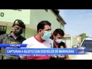 Chiclayo: Capturan a sujeto con dos kilos de marihuana