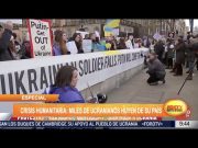 Crisis humanitaria: Miles de ucranianos huyen de su país