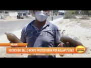 Piura: Vecinos de Bello Monte protestarán por agua potable