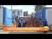 Trujillo: Obreros municipales realizan plantón