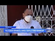 Edwin Castellanos: «Si le quedó grande el cargo, Castillo debe renunciar»