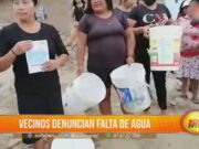 Conexiones clandestinas dejan sin agua a centro poblado en La Esperanza