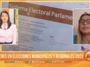 Mujeres en elecciones municipales y regionales 2022