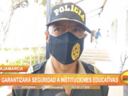 Cajamarca: PNP garantizará seguridad a instituciones educativas