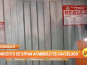 Huanchaco: Concierto de Bryan Arámbulo es cancelado