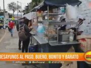 Desayunos al paso en Trujillo, bueno, bonito y barato