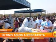 El último adiós a rescatista Alex Cayetano Minchola