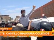 Pdte. Pedro Castillo inaugura colegios
