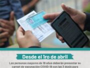 Se exigirán tres dosis a mayores de 18 años para ingresar a lugares públicos y cerrados desde el 1 de abril