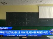Infraestructura de I.E. Juan Velasco Alvarado en alto riesgo en Trujillo