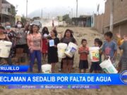 Reclaman a SEDALIB por falta de agua en sector de La Esperanza