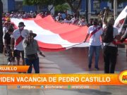 Piden vacancia de Pedro Castillo