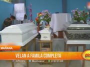 Velan a familia completa que falleció tras el derrumbe en Retamas