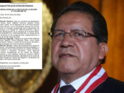 Fiscal supremo Pablo Sánchez asume como nuevo fiscal de la nación interino