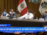 Redoblan esfuerzos para el retorno seguro a clases en Trujillo