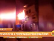 Trujillo: Incendio deja a propietaria con quemaduras