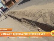 Trujillo: Zanja es abierta por tercera vez en calle Arequipa y jirón Unión