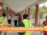 Piura: Más de 50% de colegios con mala infraestructura