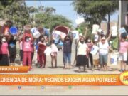 Florencia de Mora: Vecinos sin agua desde hace dos meses