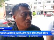 Denuncian irregularidades en clases escolares en Piura