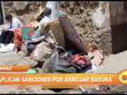 Huaraz: Aplican sanciones por arrojar basura