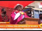 Pedro Castillo ataca a la prensa para defenderse de vacancia