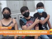 La Libertad: 42% de niños ya están inmunizados en la región