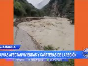 Cajamarca: Lluvias afectan viviendas y carreteras de la región