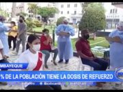 Lambayeque: 41% de la población tiene la dosis de refuerzo
