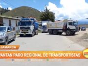 Cajamarca: Levantan paro regional de transportistas
