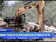 Huaraz: Terminan trabajos de descolmatación de riberas de río