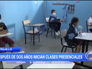 Trujillo: Después de dos años inician clases presenciales